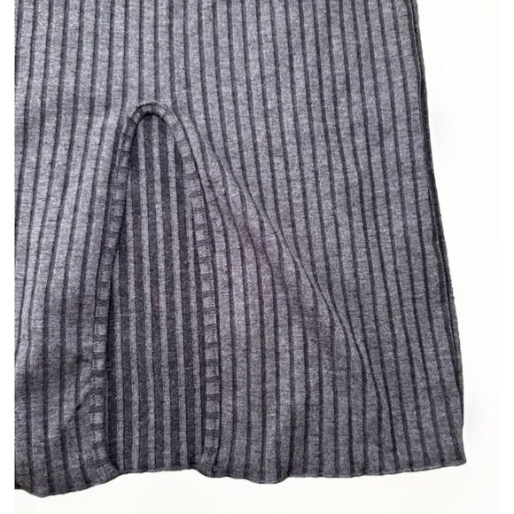 Vero Moda Rib Pencil Skirt Slim Fit Dark GRAY Size Medium Style 10271420 - Picture 7 of 7